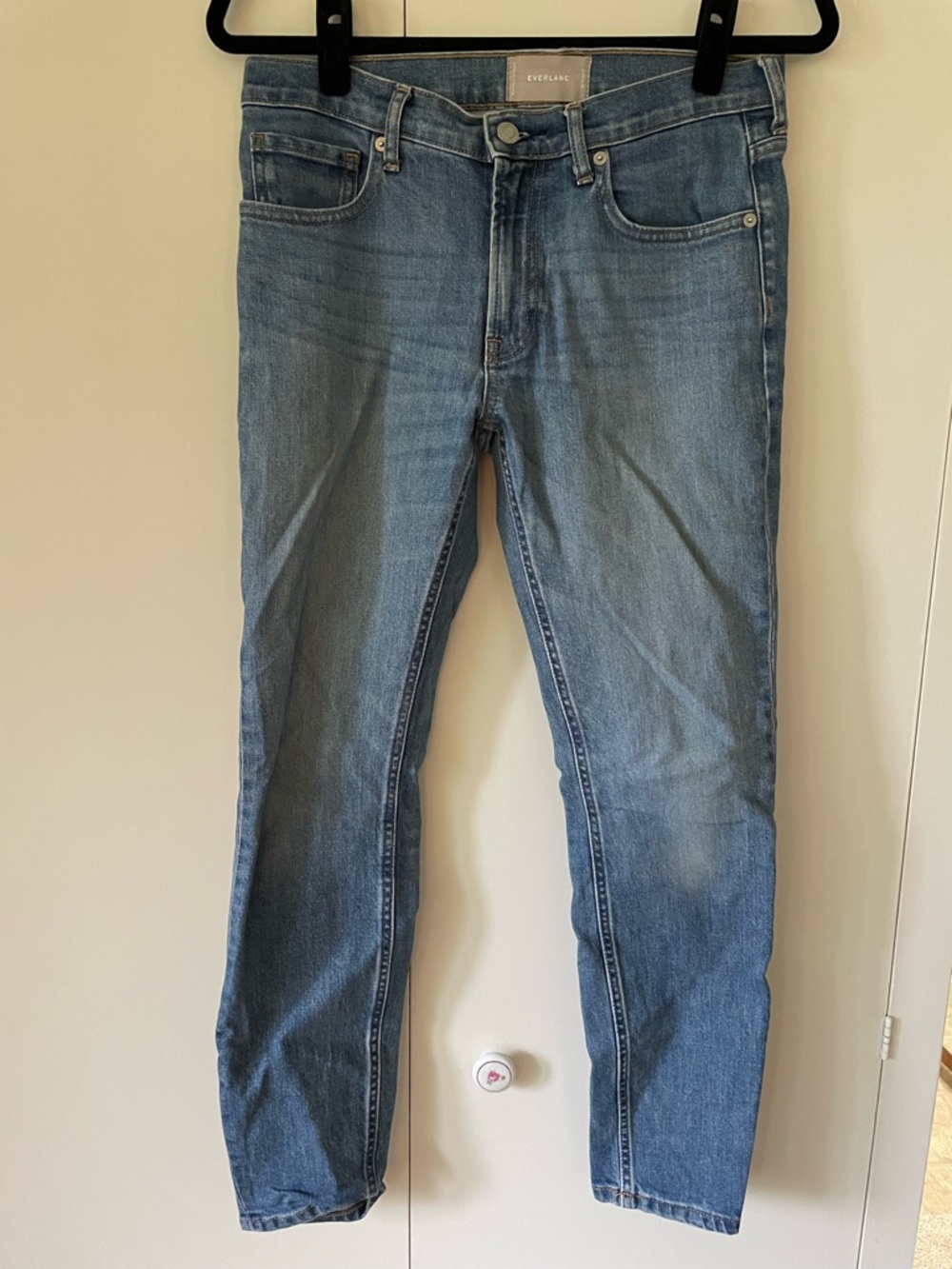 Everlane Original Cheeky Denim Jeans in Light Blue Wash size 28 regular